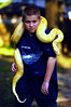 boaboa > Kevin and Albino Burmese Python